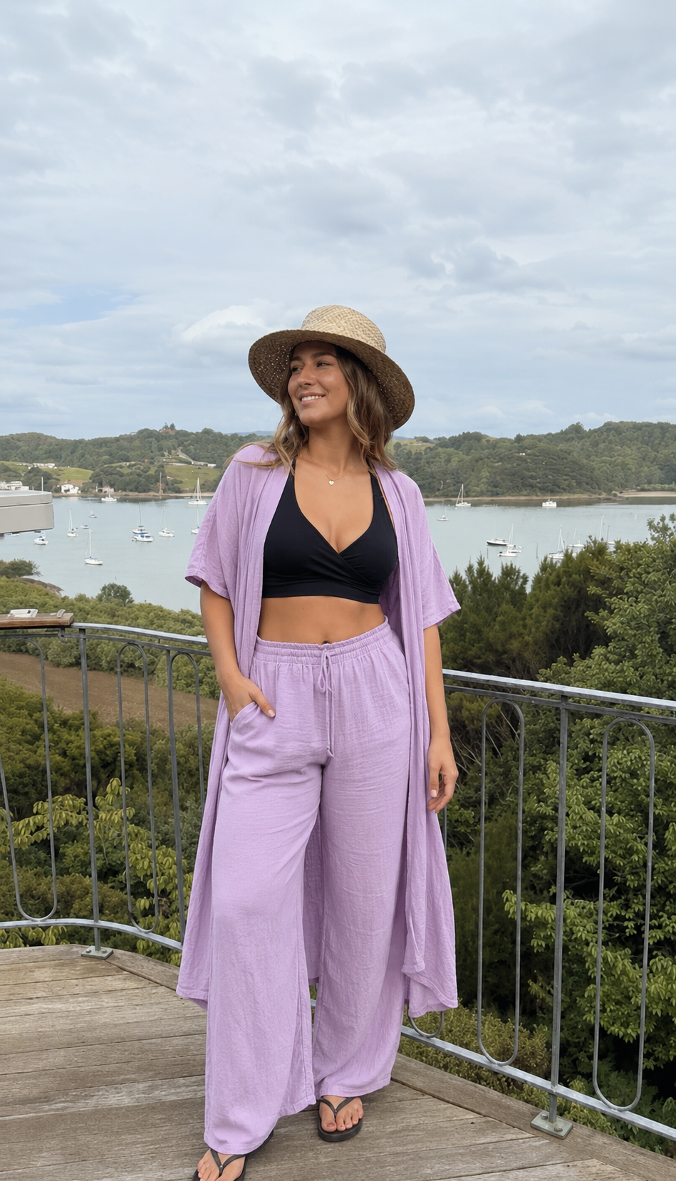 CWK Nix Ramie Cotton Pants - Relaxed Fit