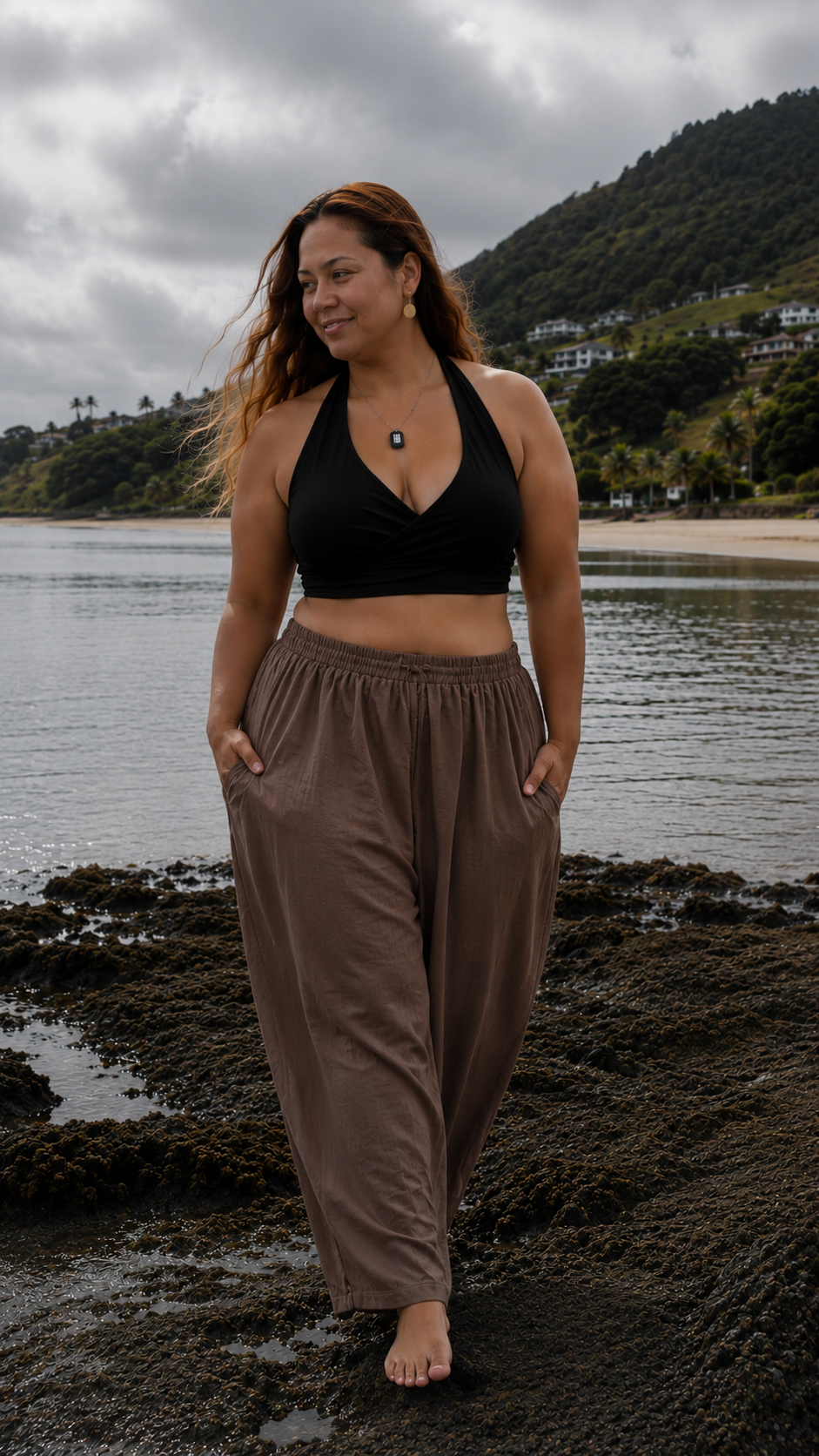 Big Baggy 100% Ramie Cotton Pants