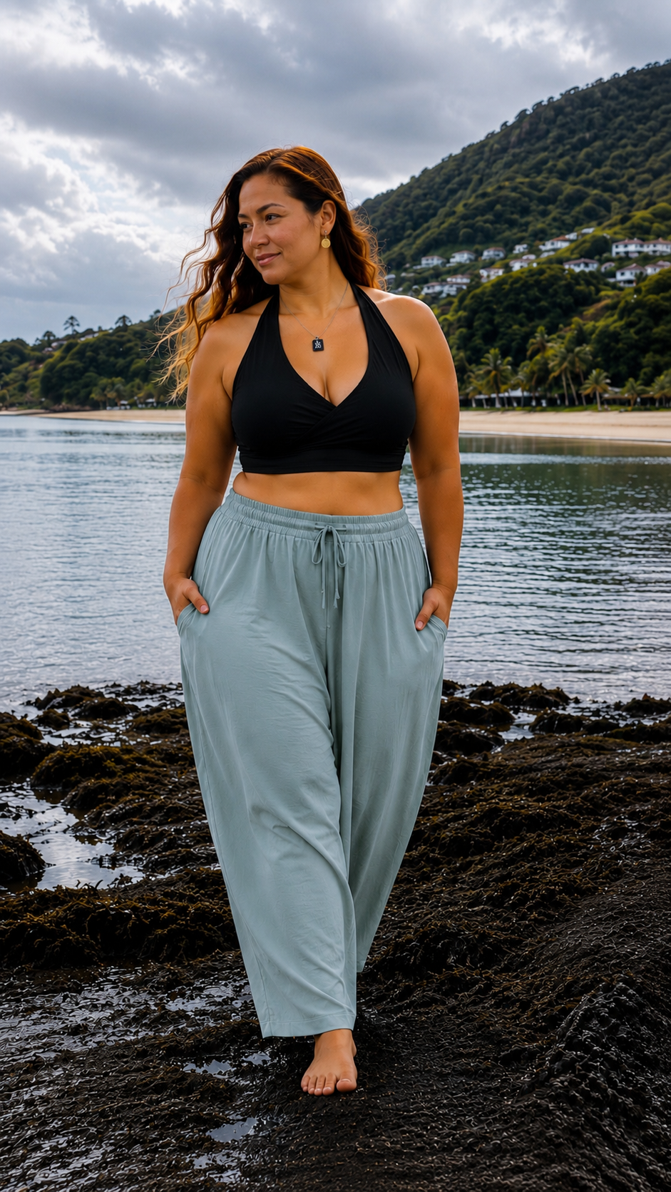 Big Baggy 100% Ramie Cotton Pants