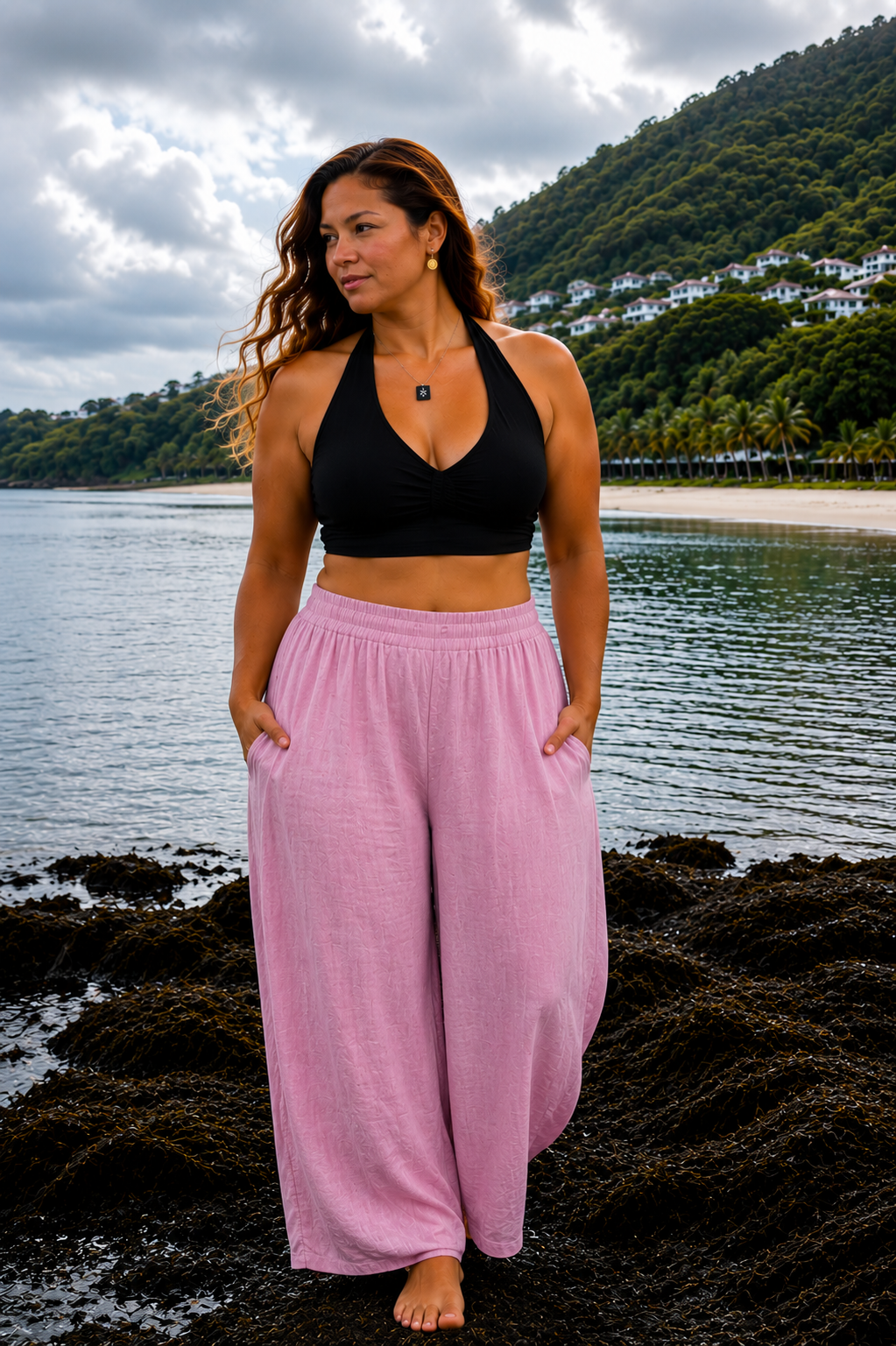 Big Baggy 100% Ramie Cotton Pants