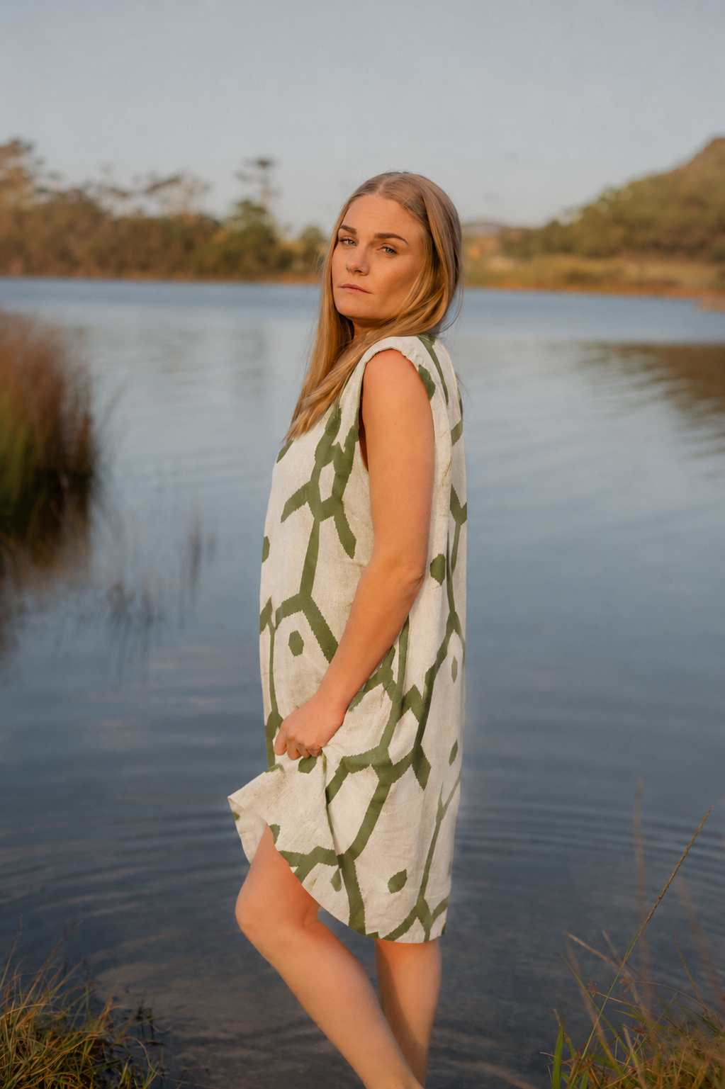 Luna Ramie Pocket Dress Relaxed Fit