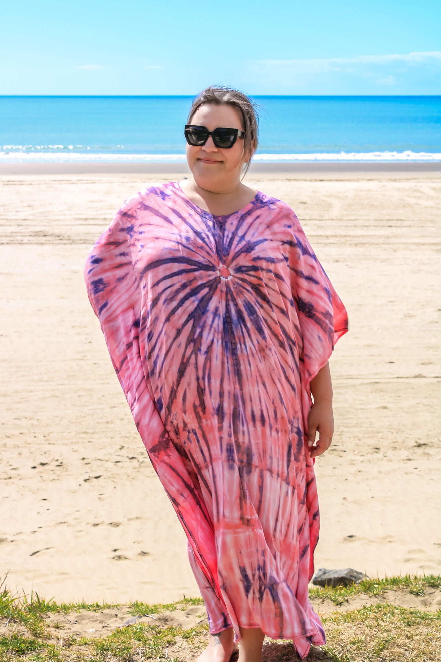 Tie Dye Kaftan Dress