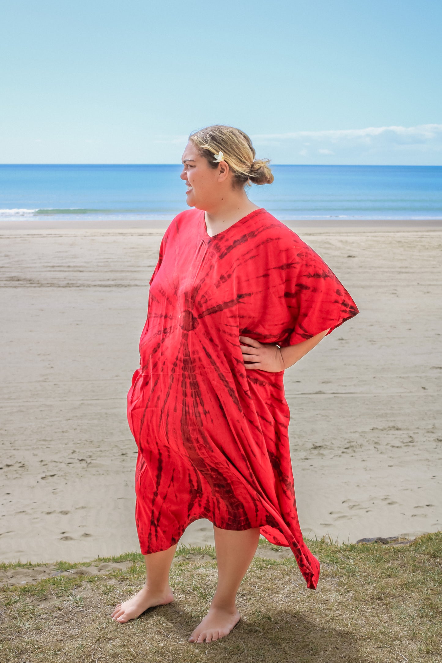 Tie Dye Kaftan Dress