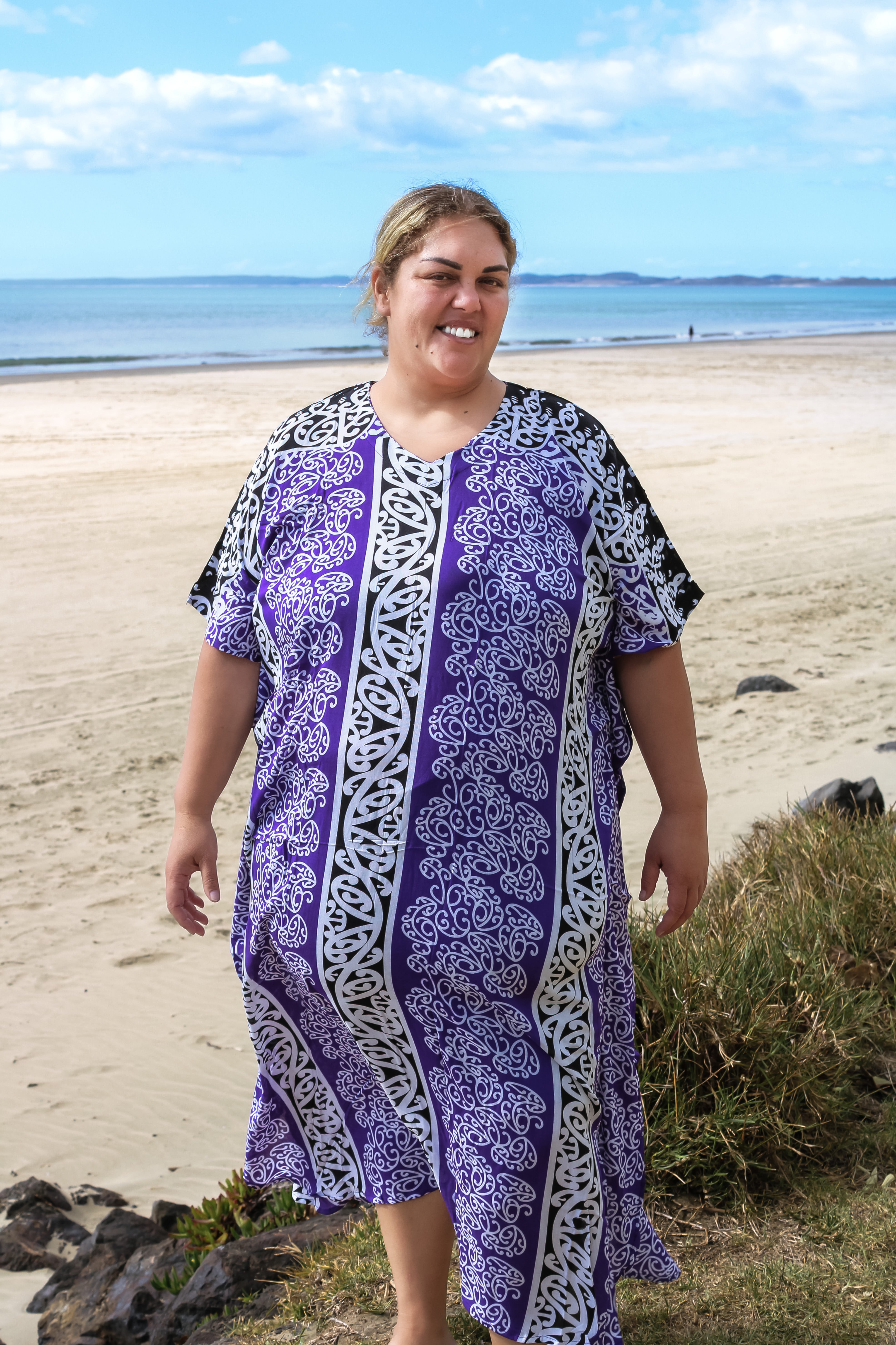 Kaftan Maori Pattern Dress