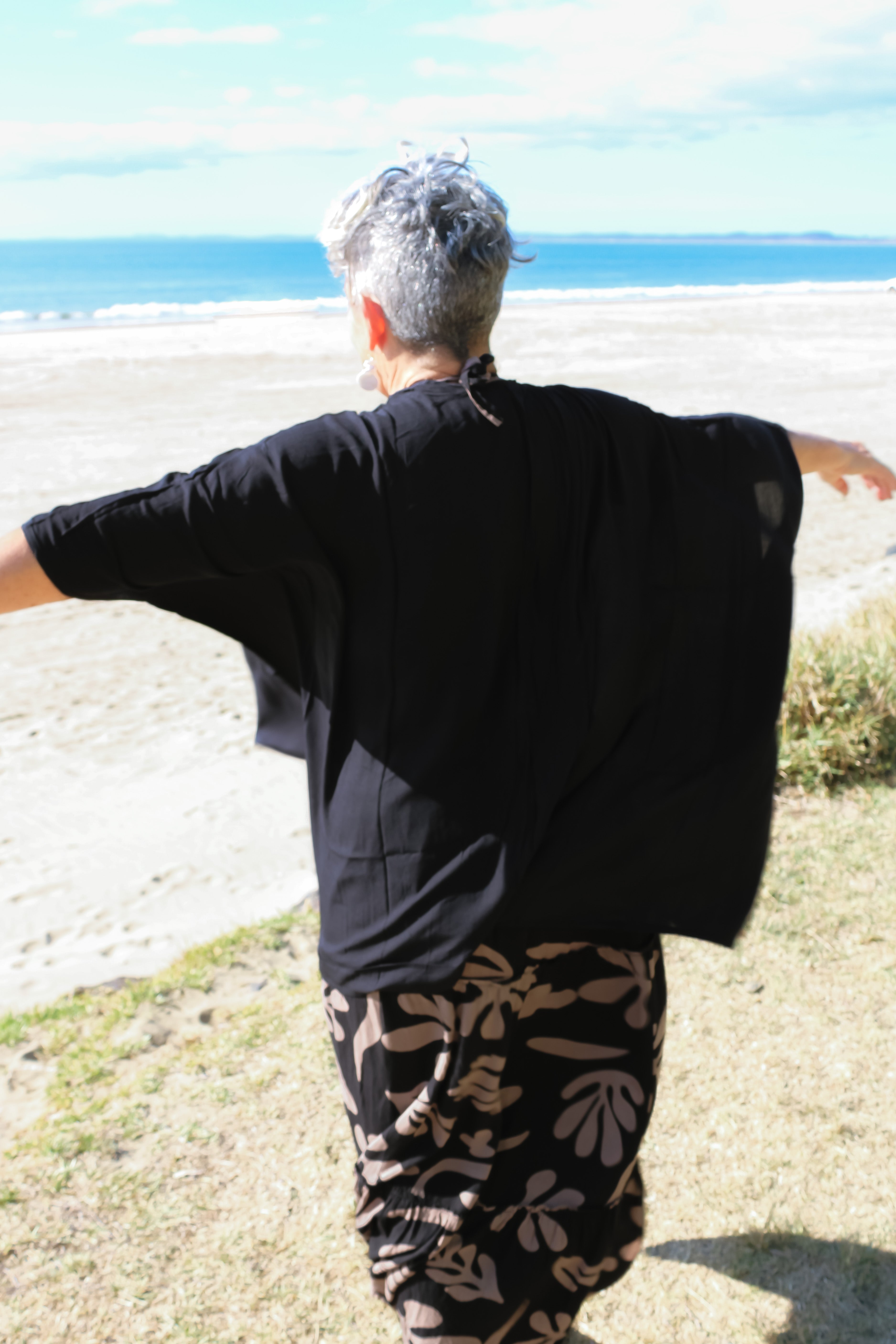 V-Neck Loose Short Jacket