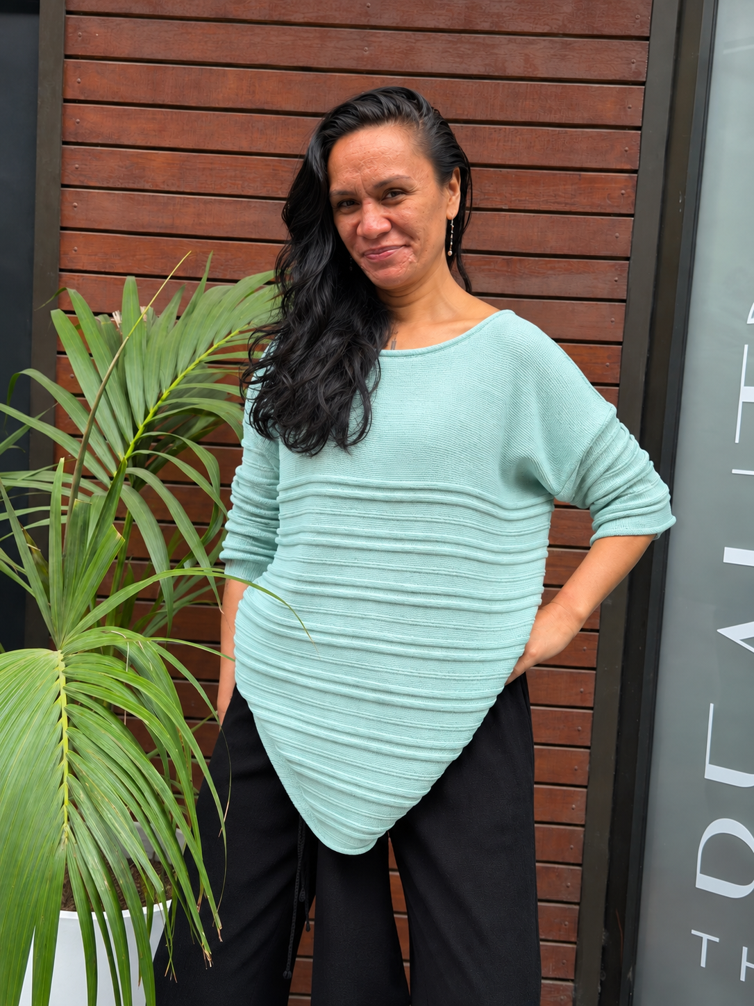 Cotton Krill Knit 3/4 Sleeve Jersey