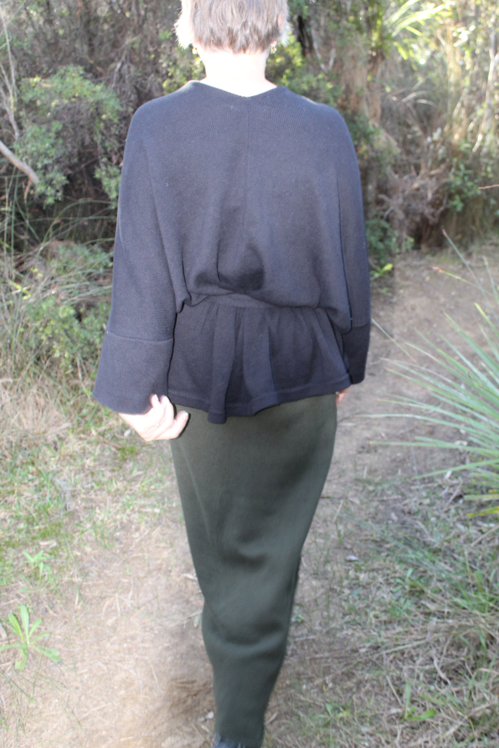Olive Wrap Cardi