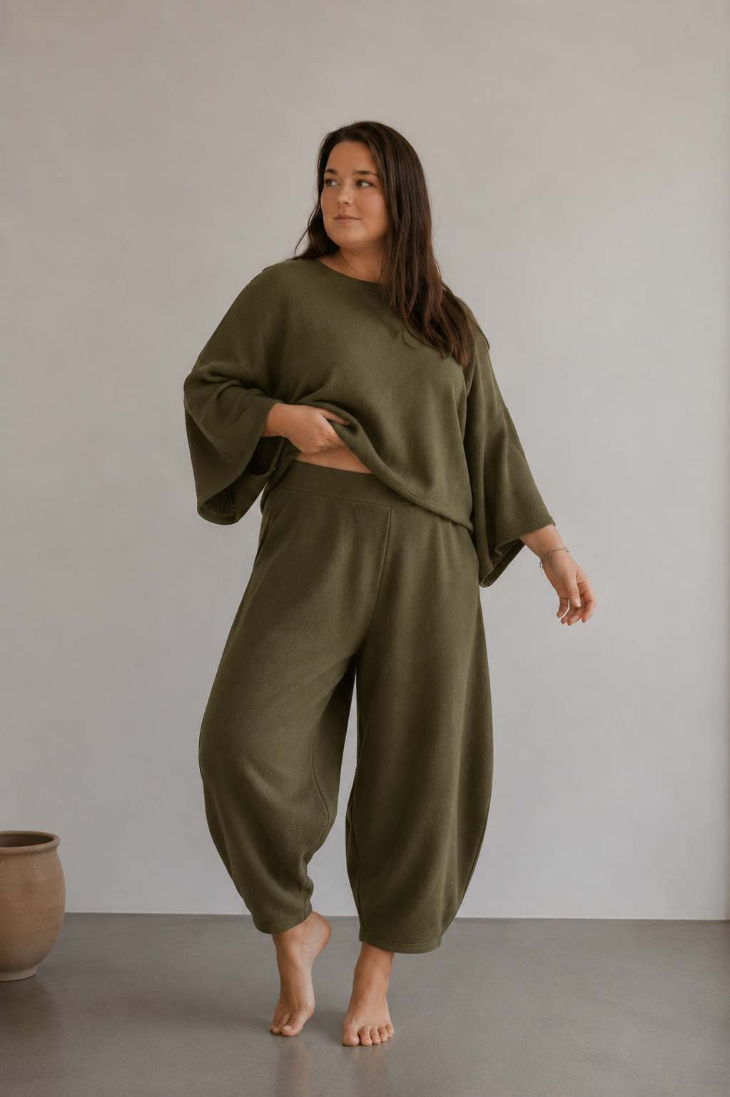 Aladdin Cotton Pants - Relaxed fit Barrel Pants
