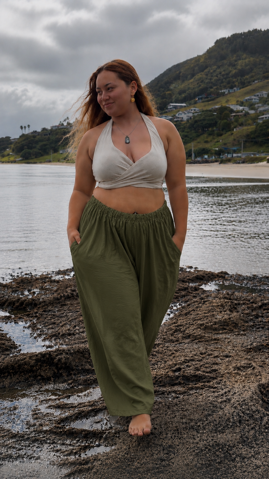 Big Baggy 100% Ramie Cotton Pants