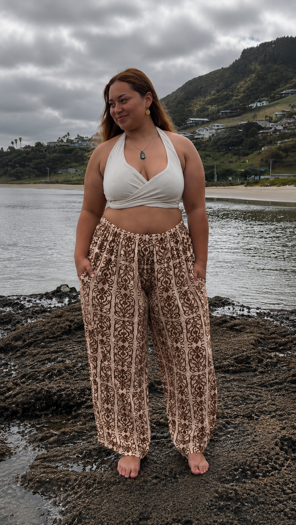 Big Baggy 100% Ramie Cotton Pants