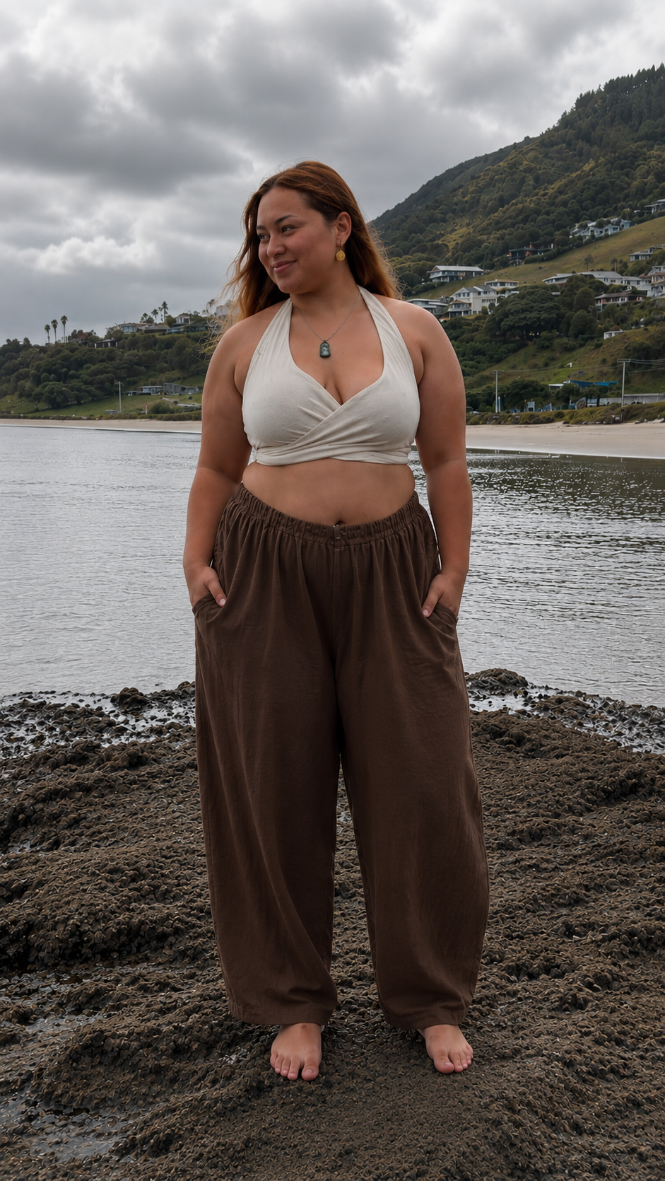 Big Baggy 100% Ramie Cotton Pants