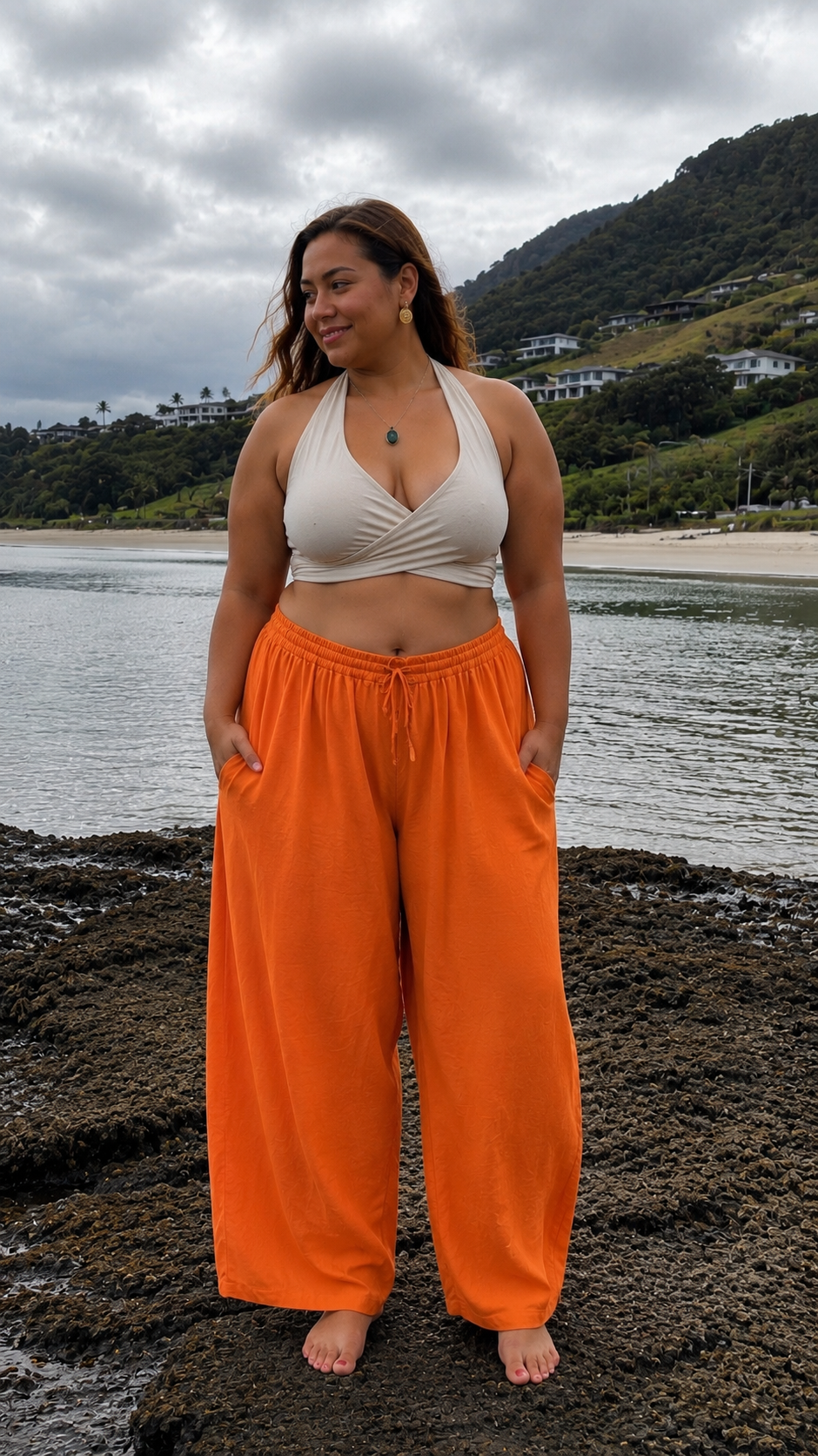 Big Baggy 100% Ramie Cotton Pants