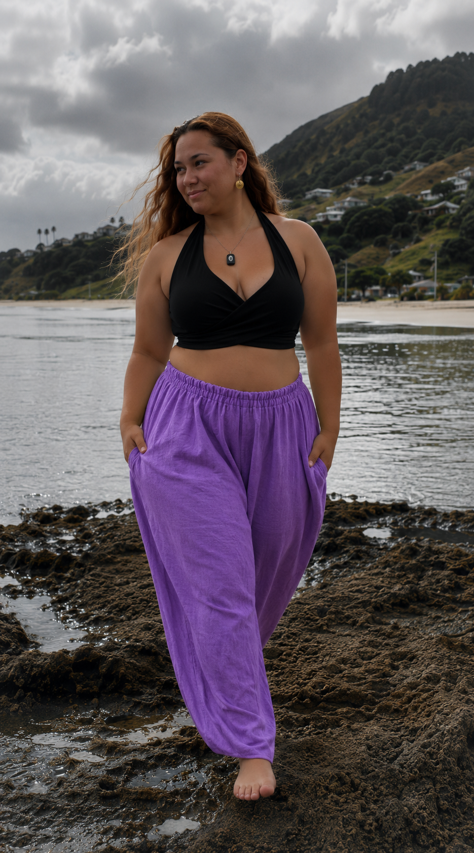 Big Baggy 100% Ramie Cotton Pants