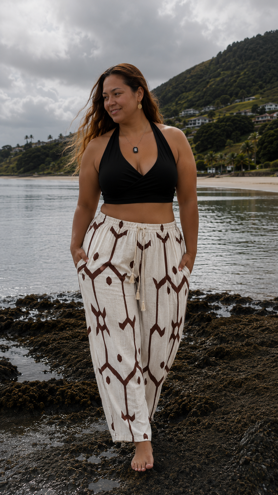 Big Baggy 100% Ramie Cotton Pants
