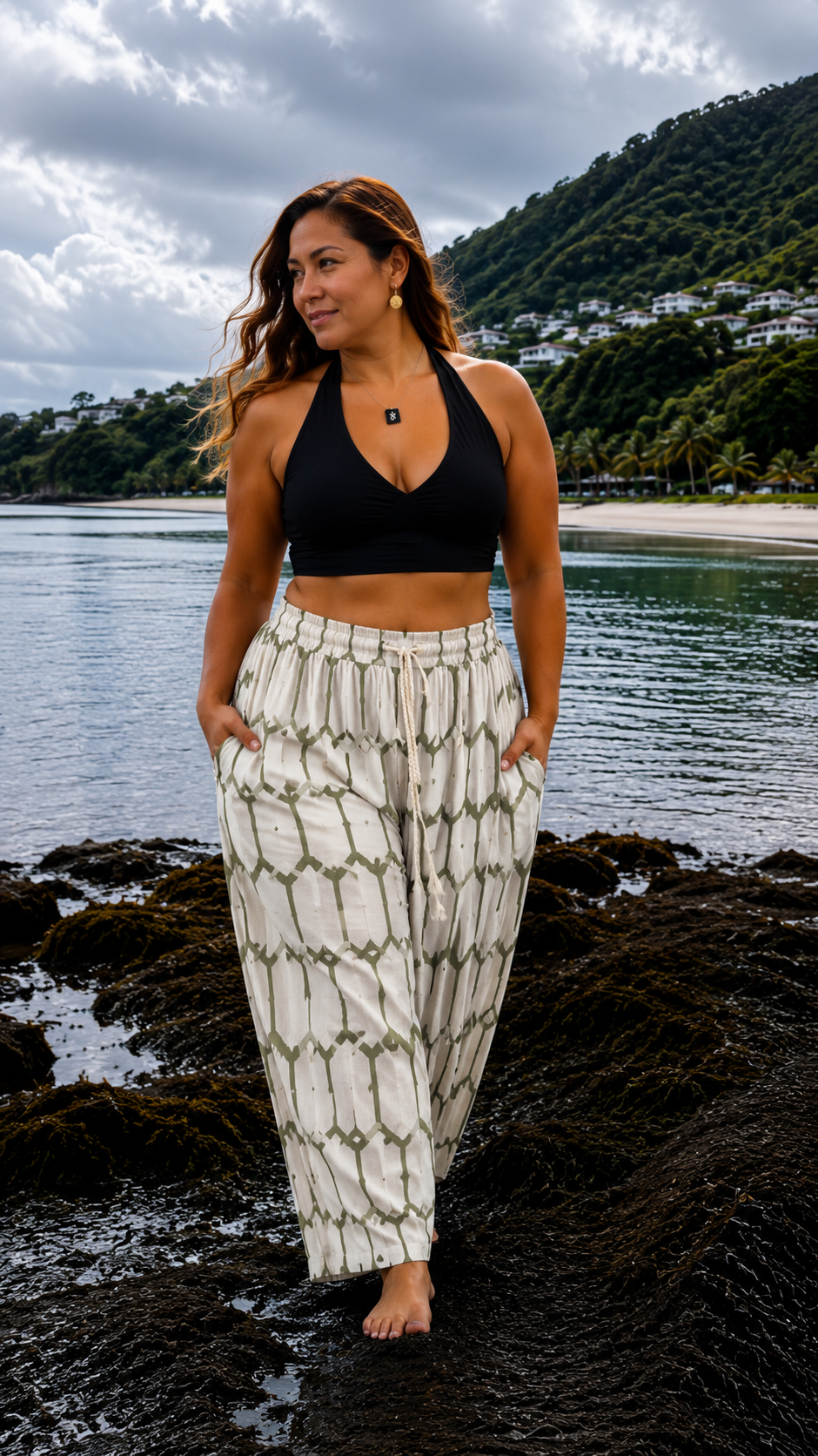 Big Baggy 100% Ramie Cotton Pants