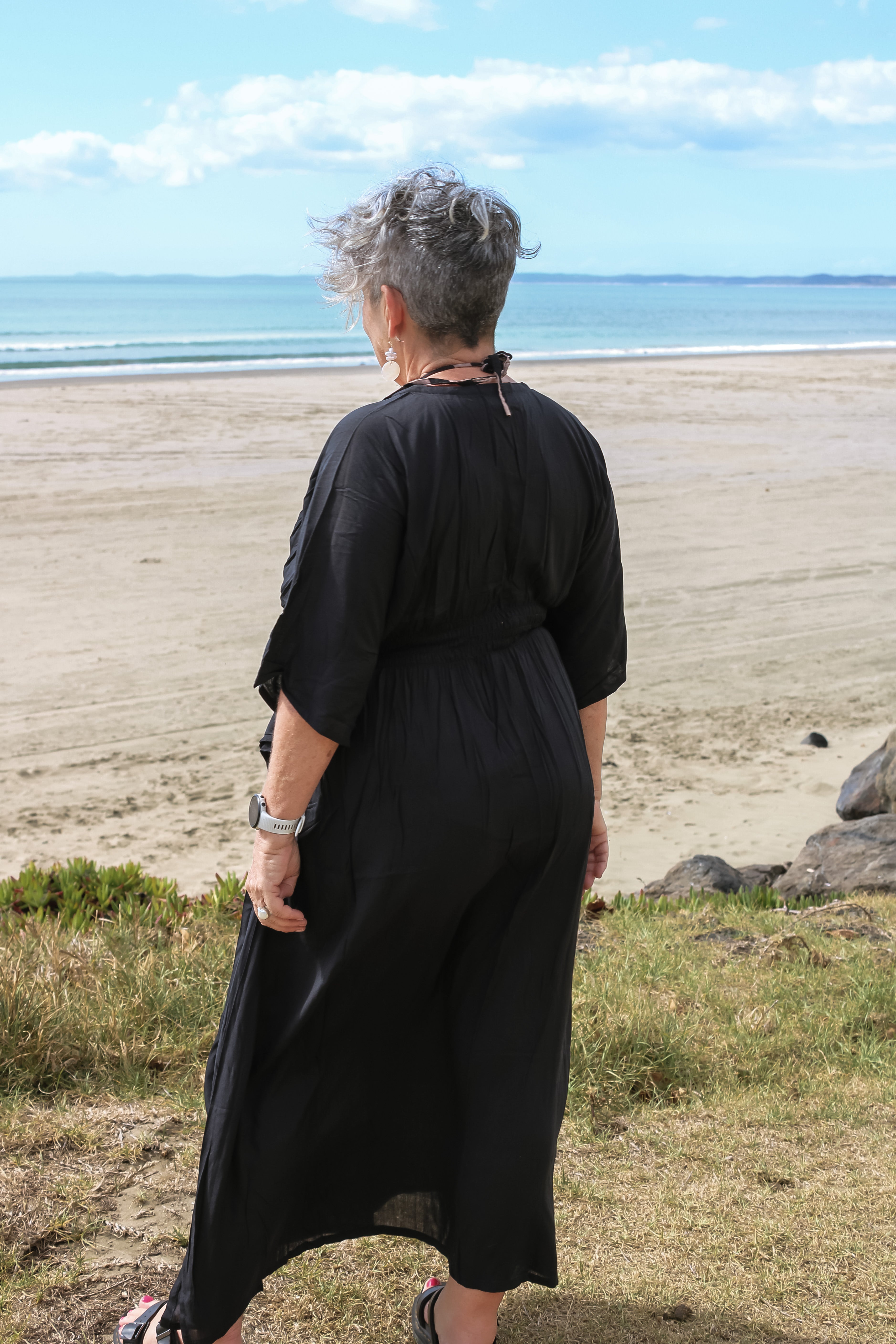 Kaftan Dress Elastic waist