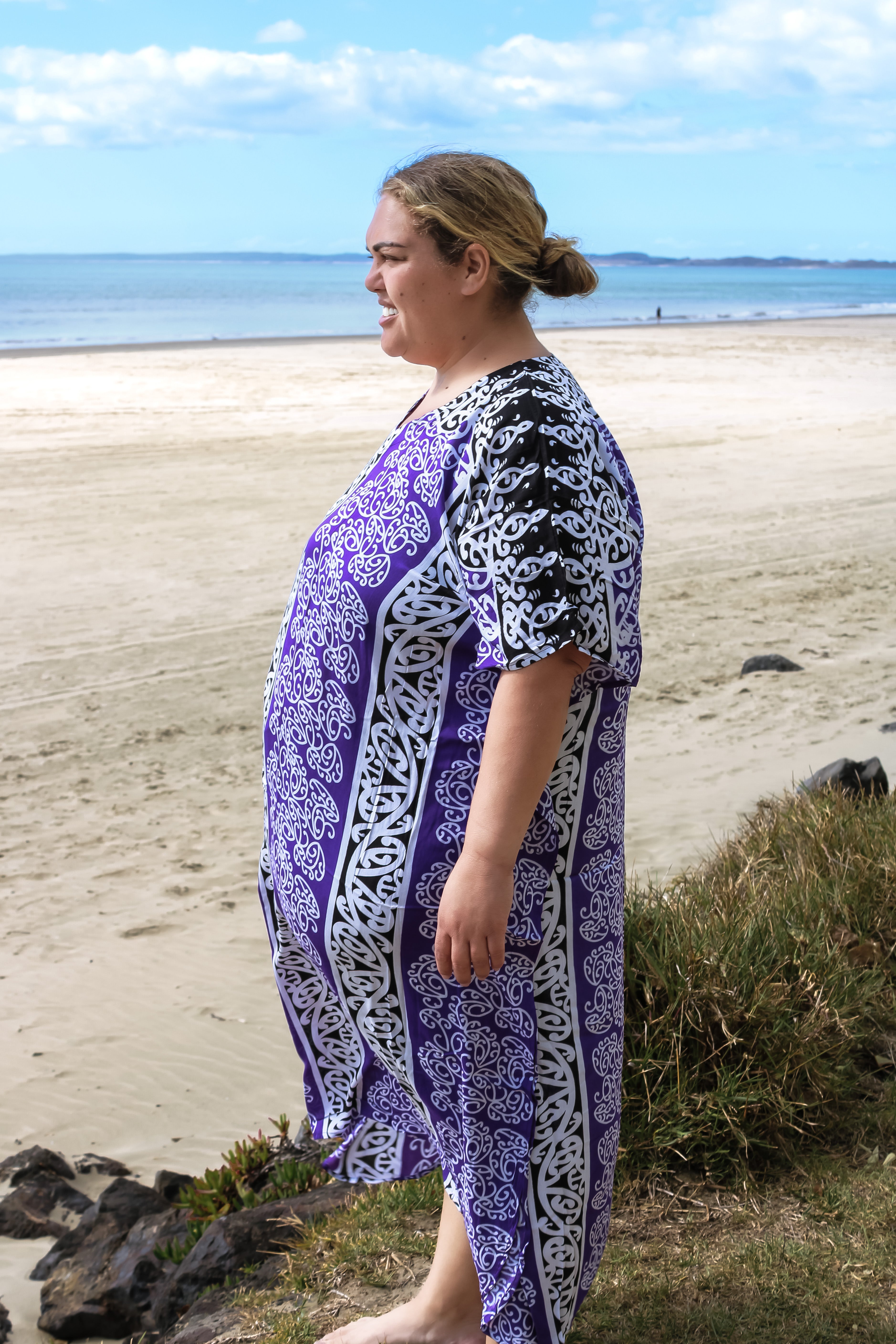 Kaftan Maori Pattern Dress