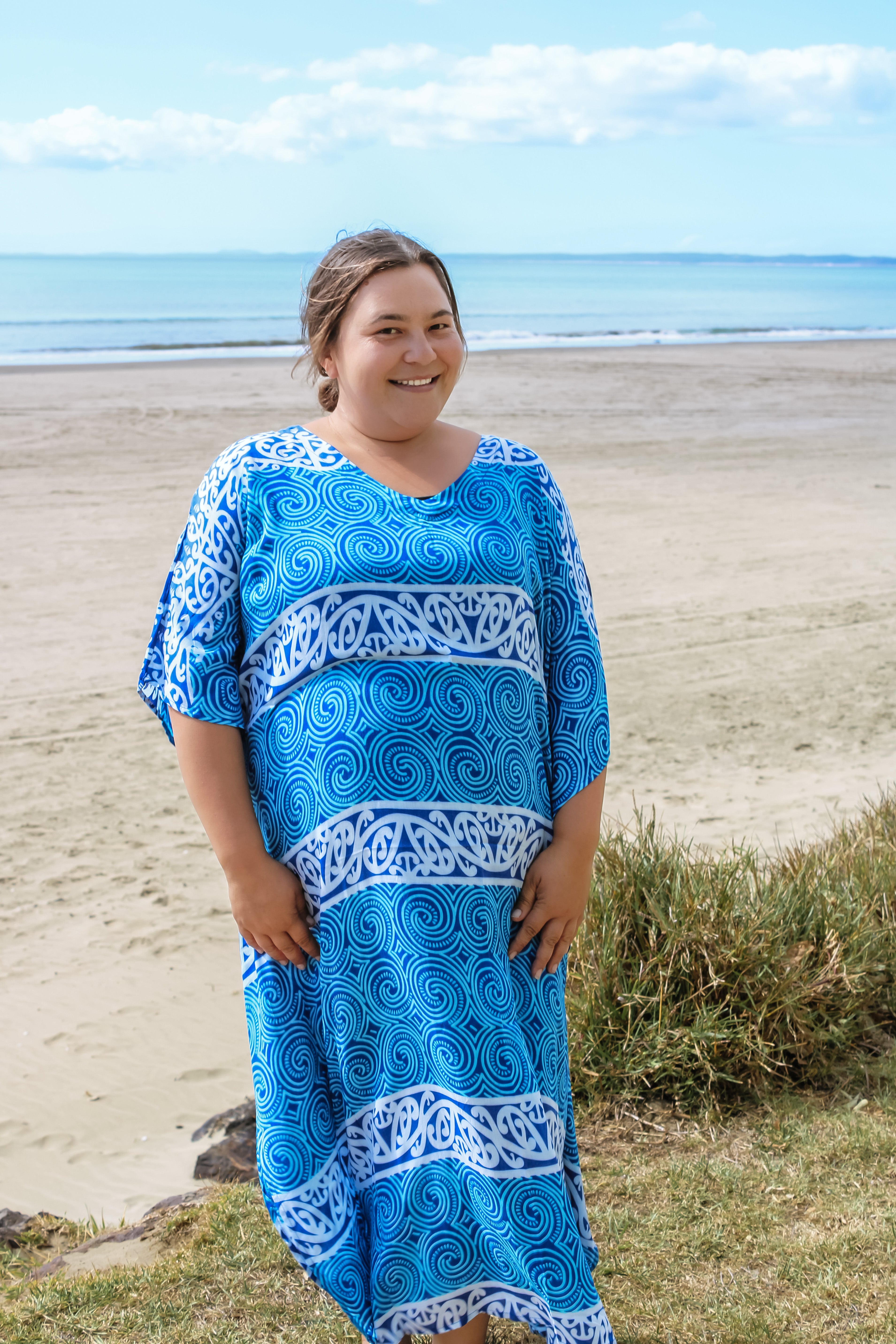 Kaftan Maori Pattern Dress