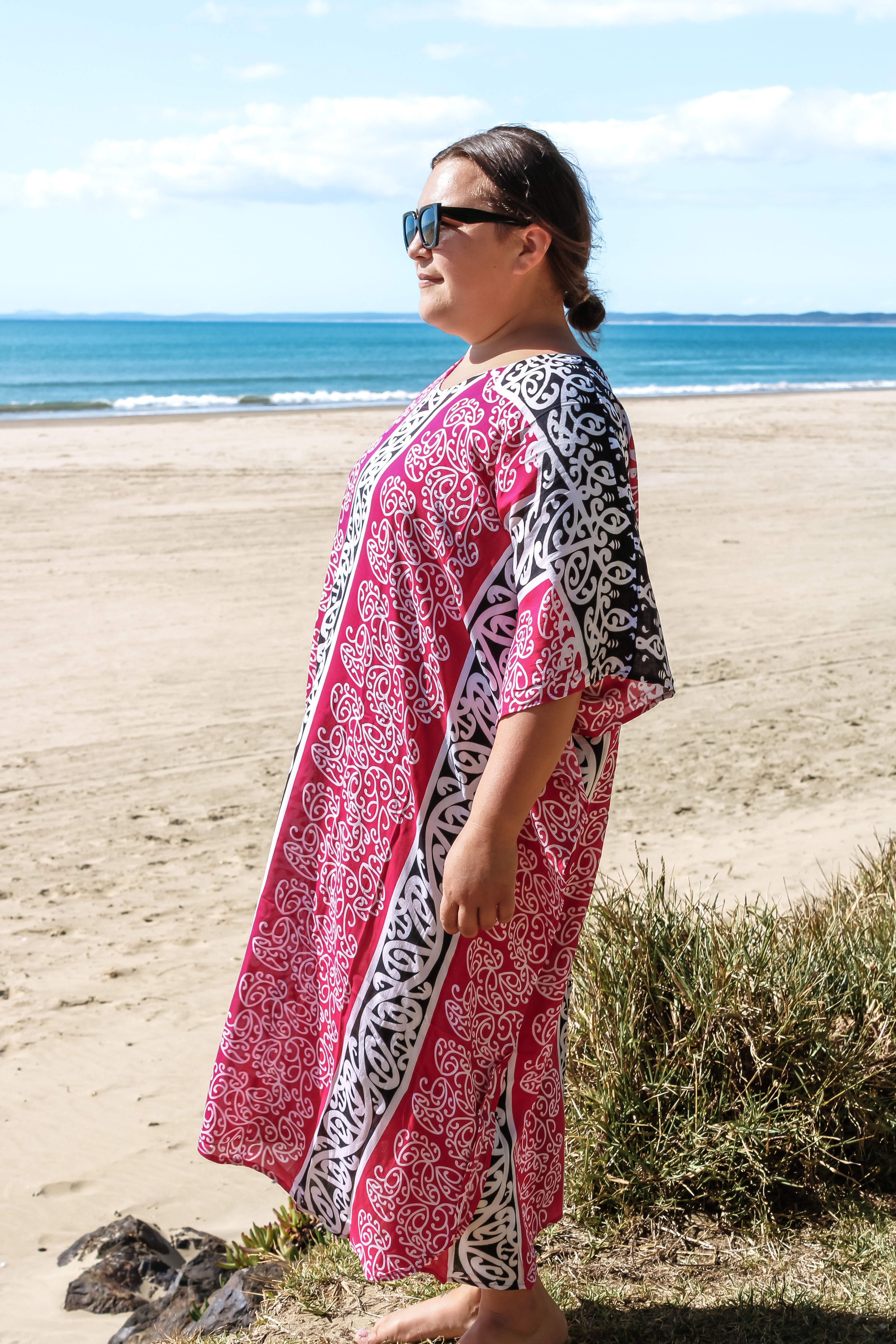 Kaftan Maori Pattern Dress